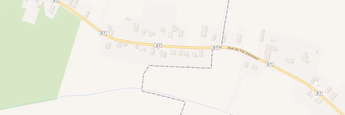 Plan du 121 Rue du Val d’Amour à La Loye