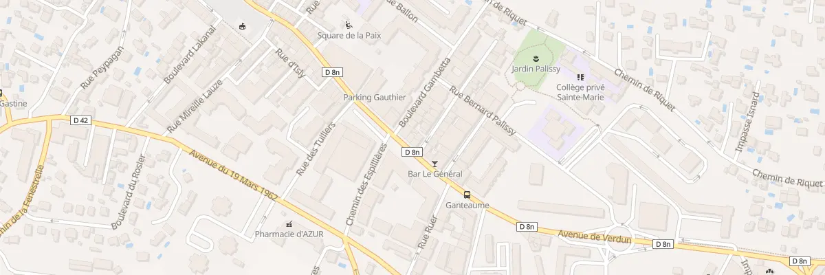 Plan du 3 Av de Verdun à Aubagne