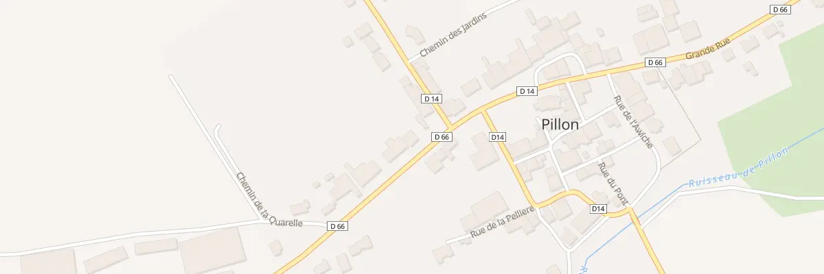 Plan du 11 Grande Rue à Pillon
