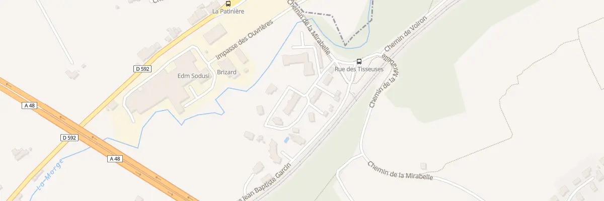 Plan du 75 Rue des Tisseuses à Saint-Jean-de-Moirans