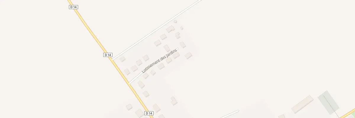 Plan du 12 Rue Lotissement des Jardins à Pillon