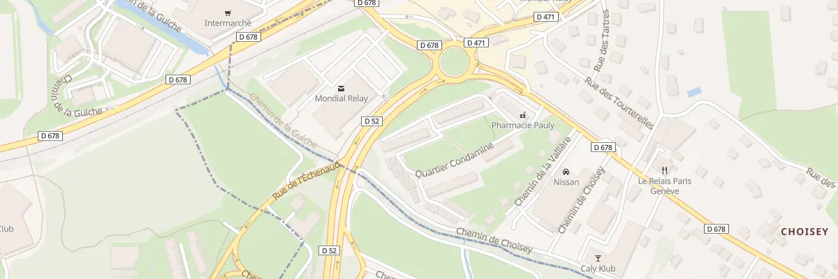 Plan du 4 Condamine à Perrigny