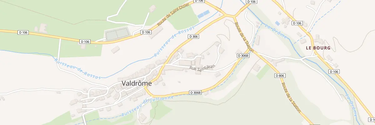 Plan du 5082 Saint Jean à Valdrôme