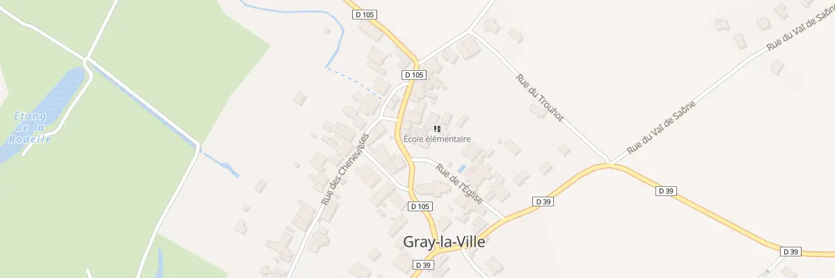 Plan du 16 Rue de l’Eglise à Gray-la-Ville