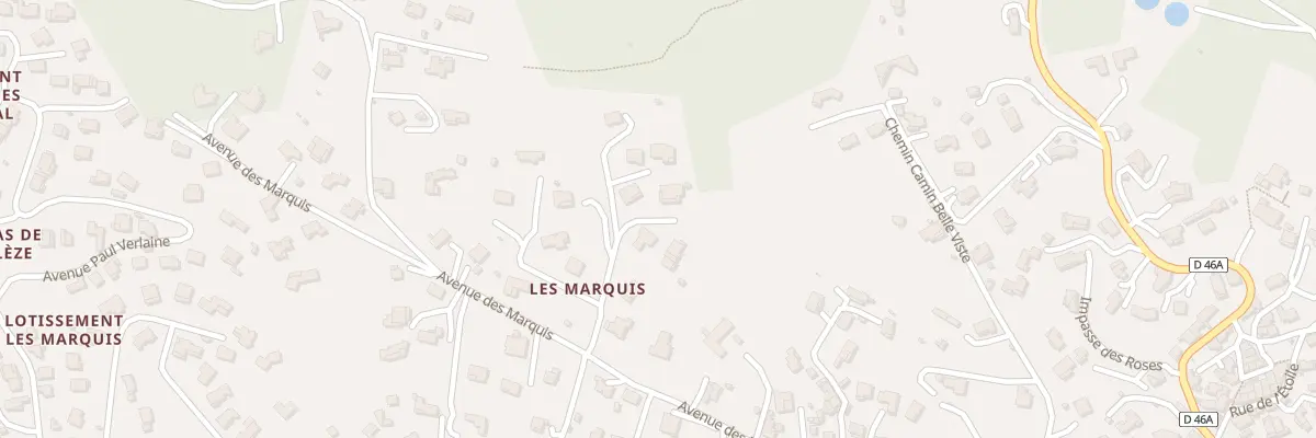 Plan du 24 Av des Marquis à Peypin