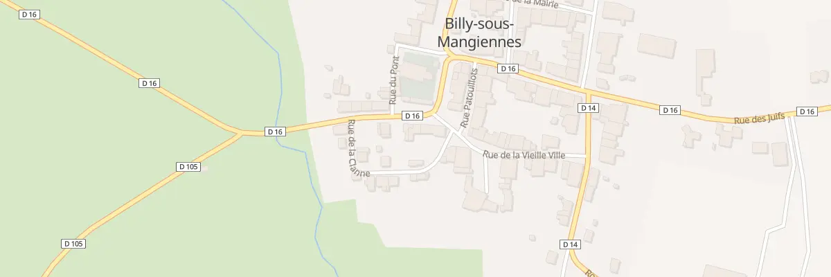 Plan du 7 Rue du Pont à Billy-sous-Mangiennes