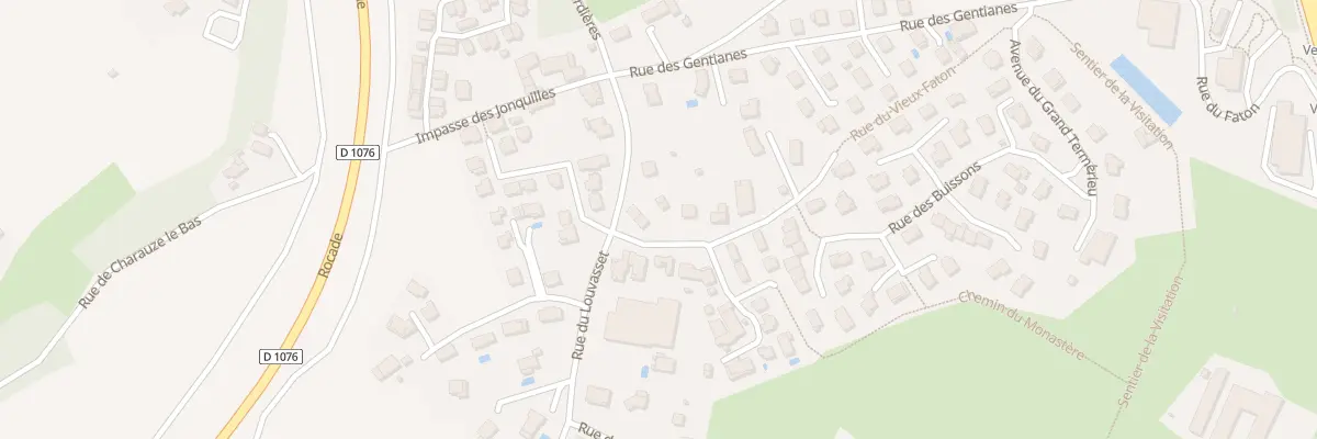 Plan du 3 Rue du Vieux Faton à Voiron