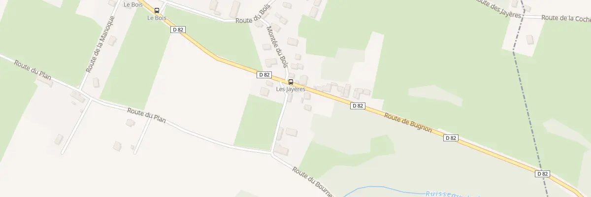 Plan du 17 Rte du Bourneau à Corbelin