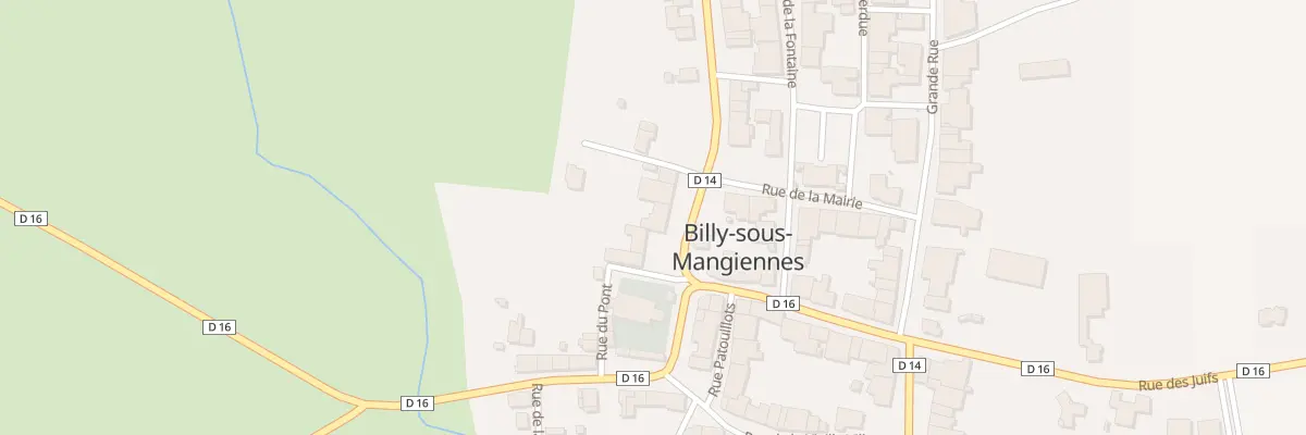 Plan du 2 Pl de l’Eglise à Billy-sous-Mangiennes