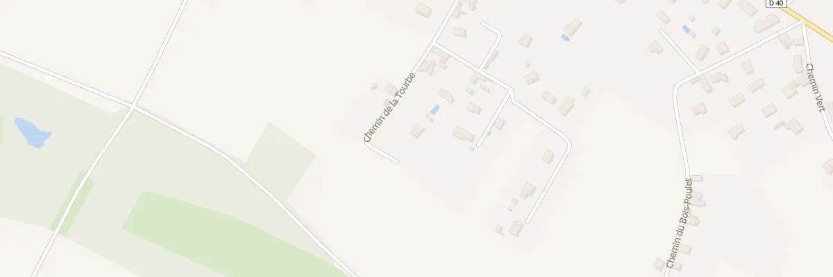 Plan du 9 Che de la Tourbe aux Avenières Veyrins-Thuellin