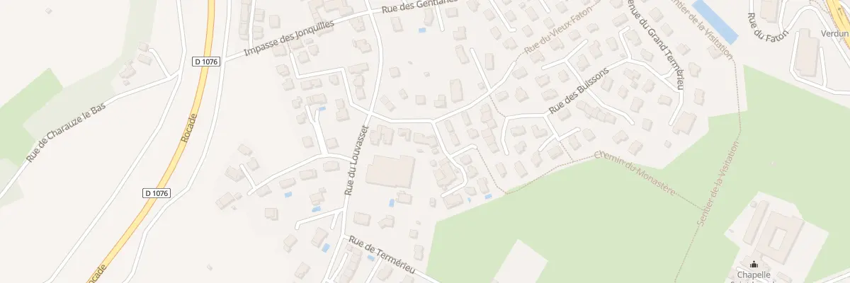 Plan du 9007 Rue du Vieux Faton à Voiron