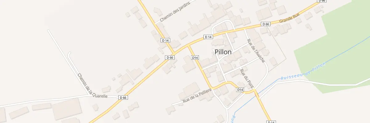 Plan du 2 Rte de Billy à Pillon