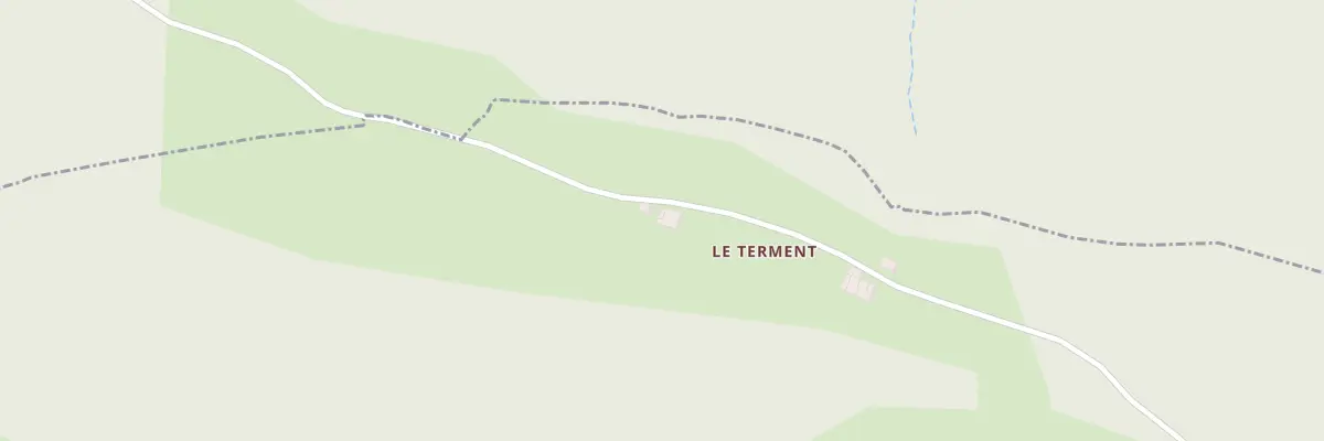 Plan du 1301 Le Terment à Chevillard