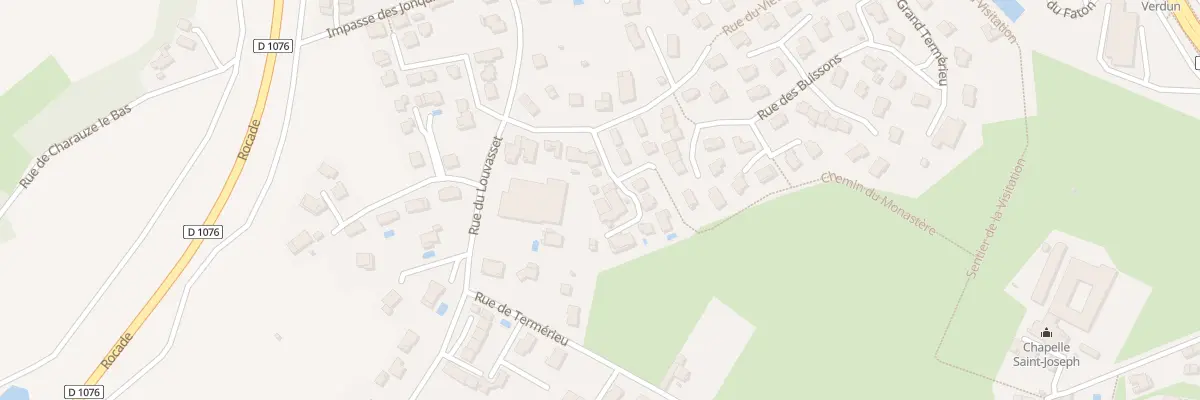 Plan du 9006 Rue du Vieux Faton à Voiron