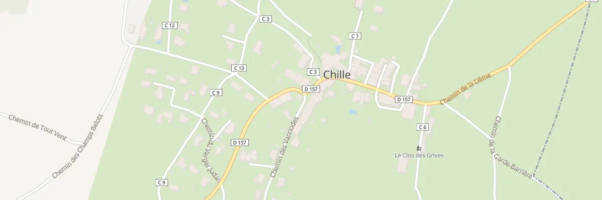 Plan du 12 Che des Vannodes à Chille