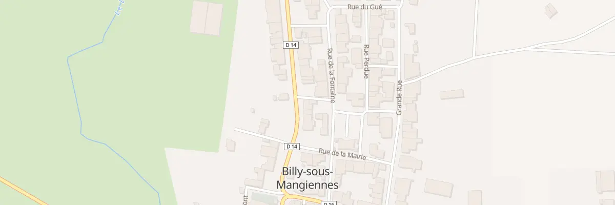 Plan du 6 Rue des Marais à Billy-sous-Mangiennes
