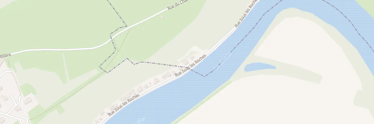 Plan du 42 Rue sous les Roches à Audelange