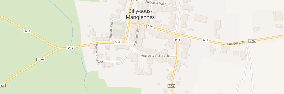 Plan du 1 Rue de la Vieille Ville à Billy-sous-Mangiennes