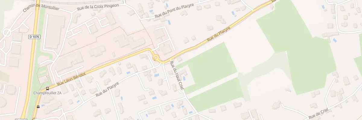 Plan du 89 Rue du Placyre à Voiron