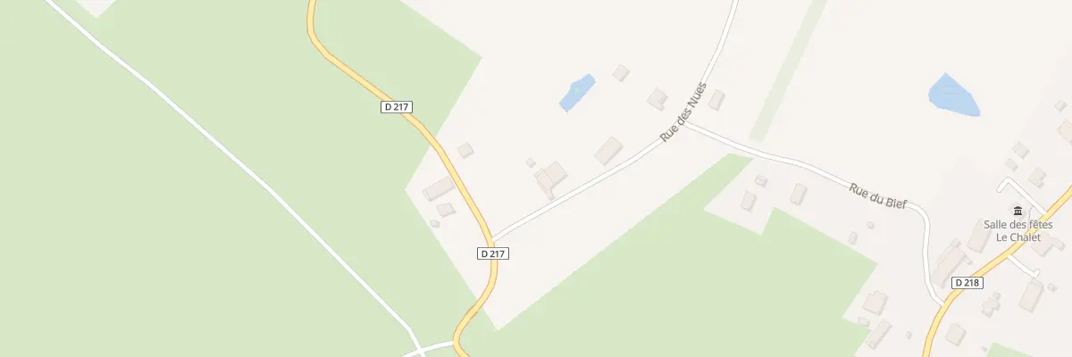 Plan du 2 Rue des Nues à Villers-les-Bois
