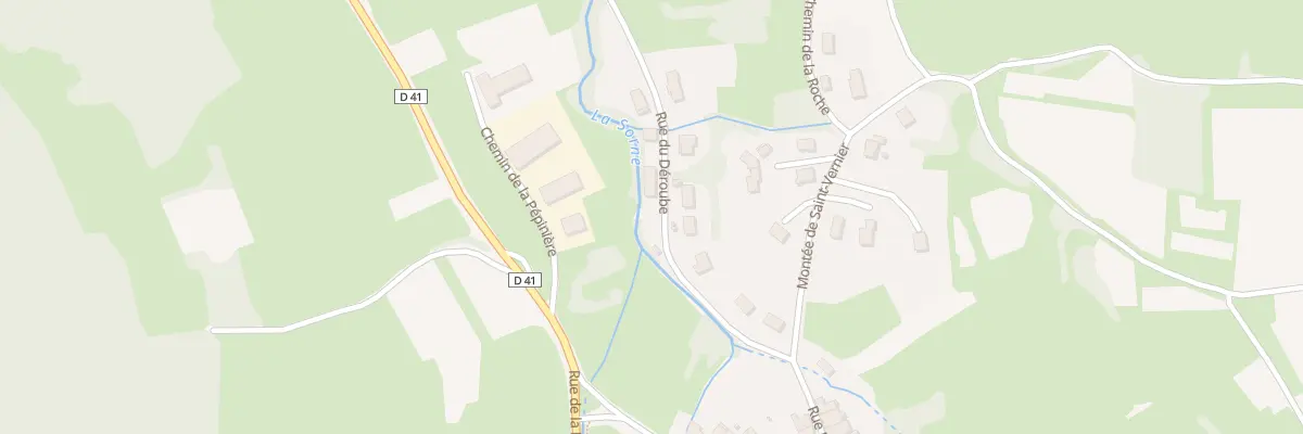 Plan du 2 Rue du Deroube à Vernantois