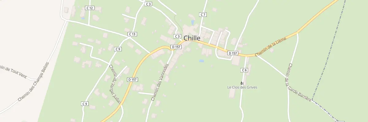 Plan du 9 Che des Vannodes à Chille