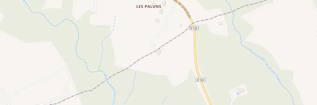 Plan du 5150 La Pallun à Grambois
