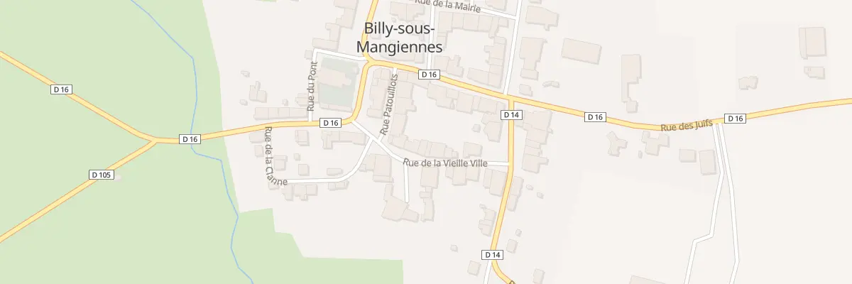 Plan du 5 Rue de la Vieille Ville à Billy-sous-Mangiennes