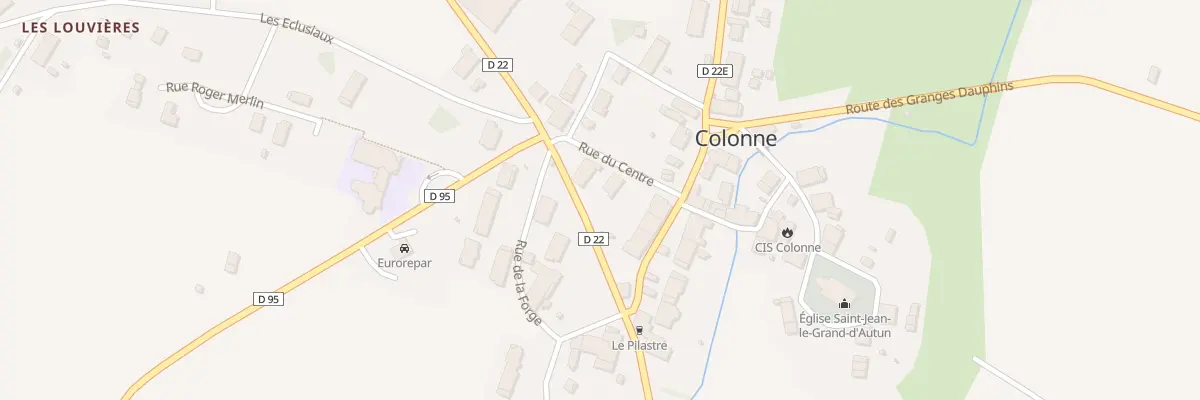 Plan du 7 Rue du Centre à Colonne