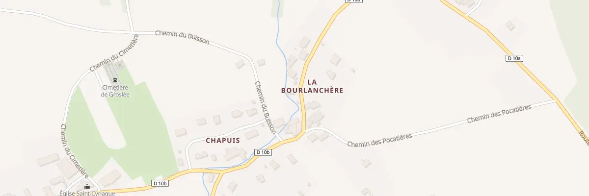 Plan du 481 Rue de la Burlanchère à Groslée-Saint-Benoit