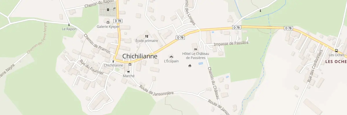 Plan de Passiere à Chichilianne