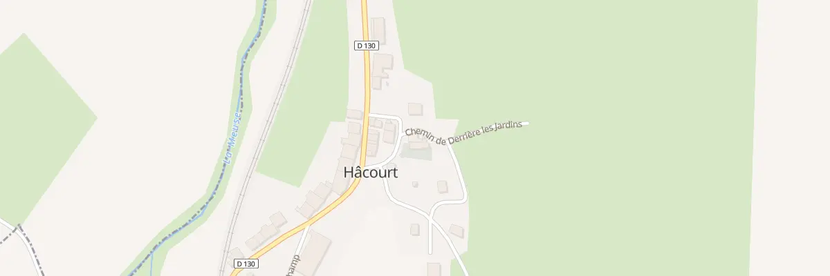 Plan du 2 Rue de l’Eglise à Hâcourt