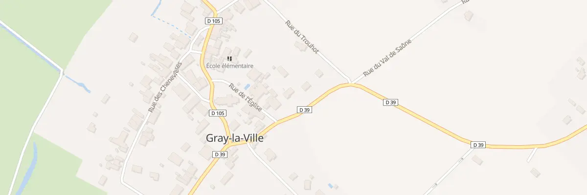 Plan du 3 Rte de Velet à Gray-la-Ville