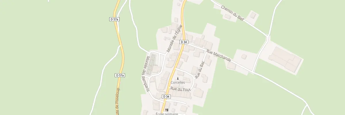 Plan du 345 Rue Principale à Champdor-Corcelles