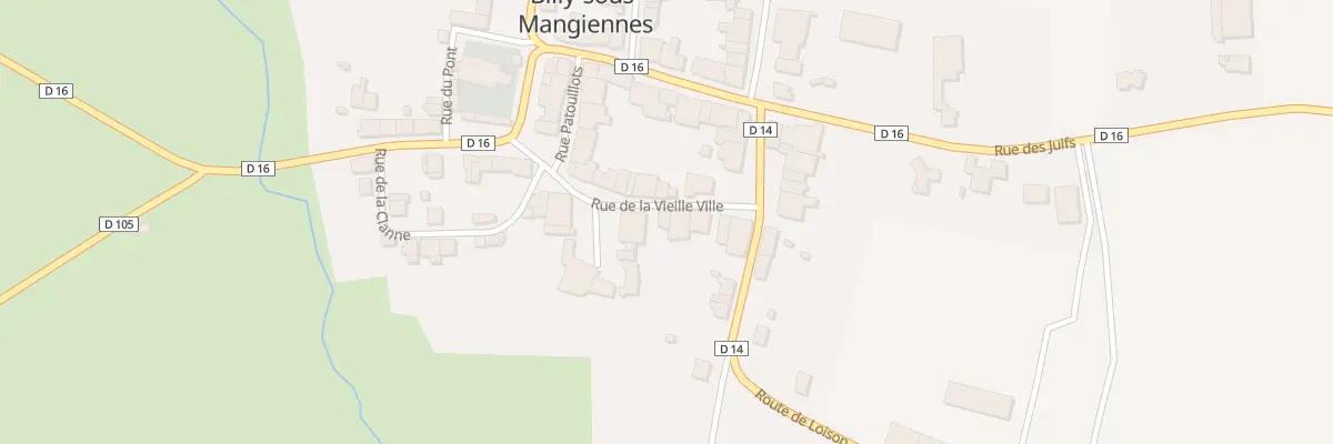 Plan du 8 Rue de la Vieille Ville à Billy-sous-Mangiennes