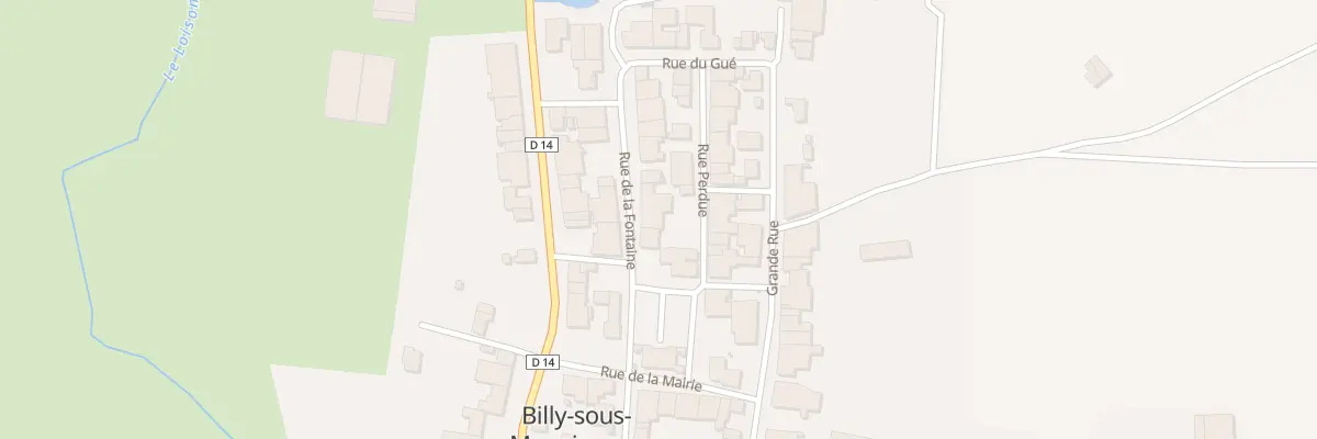 Plan du 2B Rue de la Fontaine à Billy-sous-Mangiennes