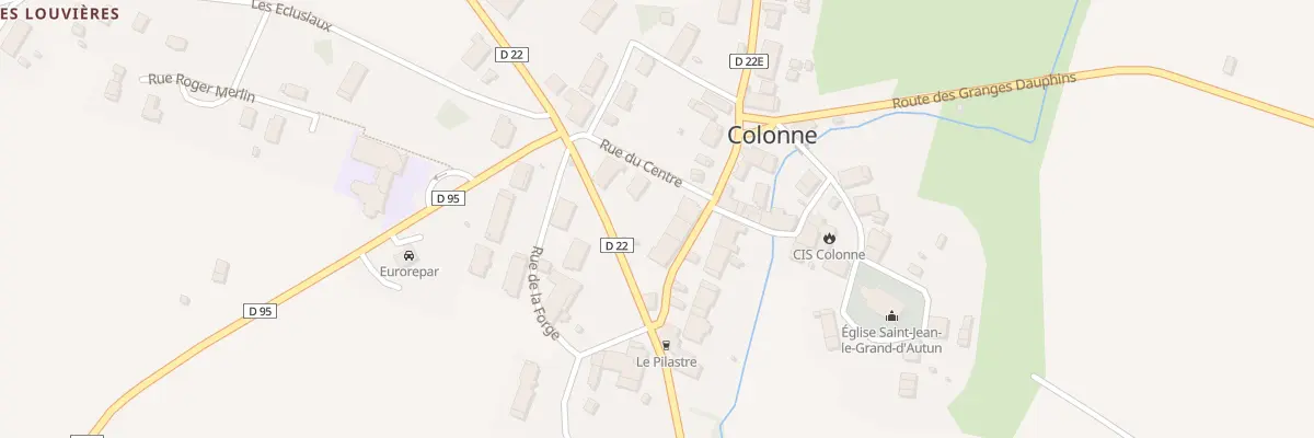 Plan du 3 Rue du Centre à Colonne