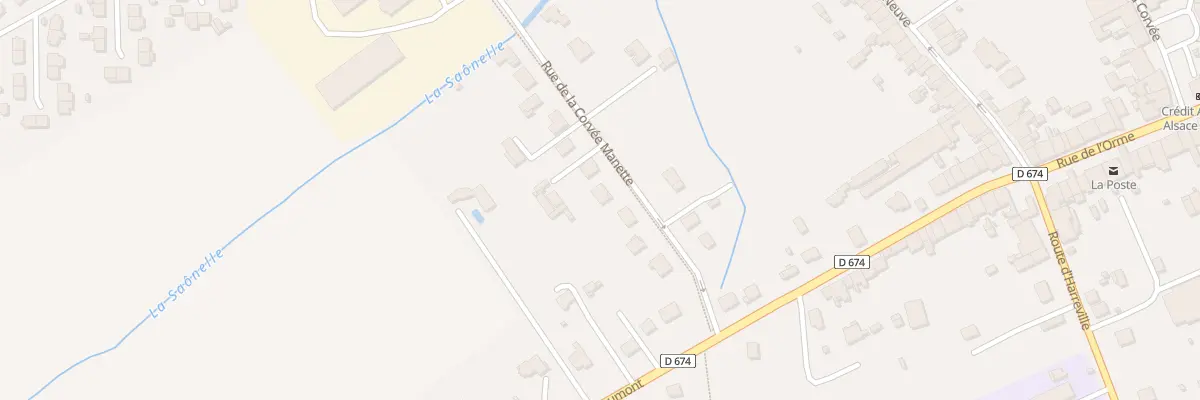 Plan du 8 Rue de la Corvée Manette à Liffol-le-Grand