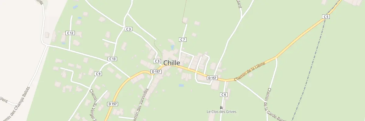 Plan du 16 Imp du Chateau d’Eau à Chille