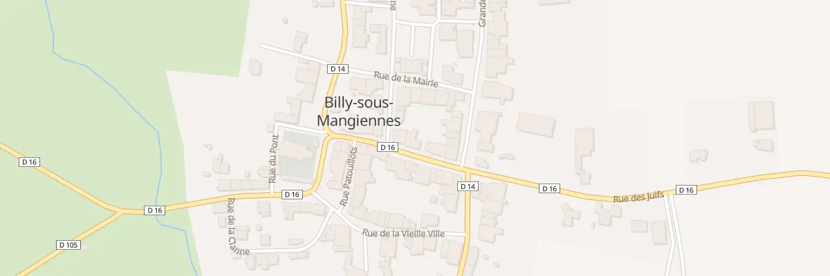 Plan du 7 Rue des Juifs à Billy-sous-Mangiennes