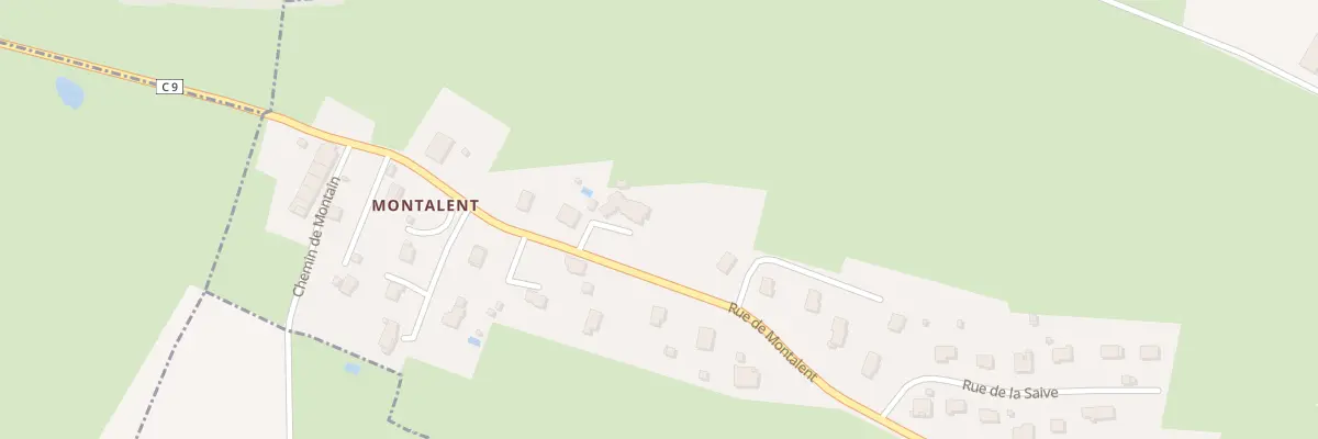 Plan du 704 Rue de Montalent au Louverot