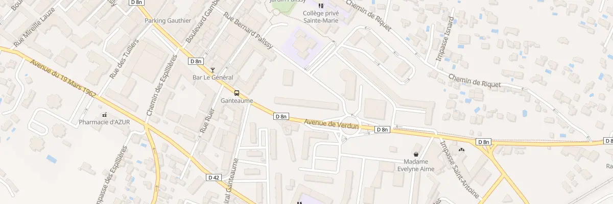Plan du 9025 Grp Provence Ave Verdun à Aubagne
