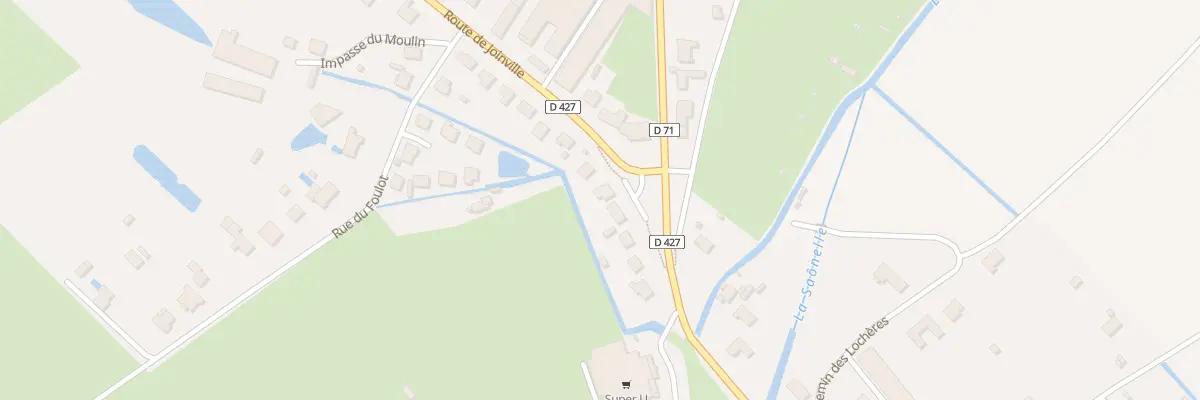 Plan du 10 Rte de Joinville à Liffol-le-Grand
