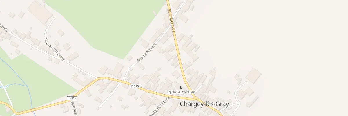 Plan du 73 Rue Nationale à Chargey-lès-Gray