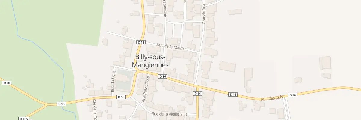 Plan du 4B Rue de la Mairie à Billy-sous-Mangiennes