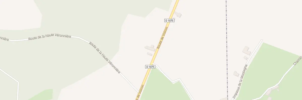Plan du 2860 Rte de Voiron à Montferrat