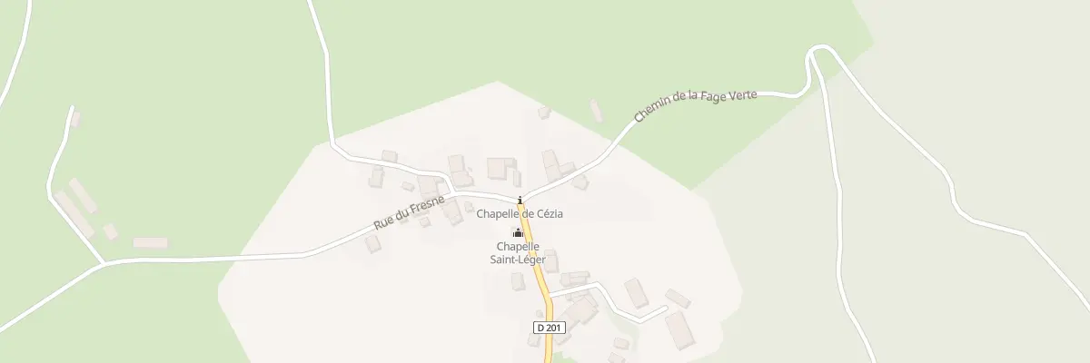 Plan du 1 Che de la Fage Verte à Saint-Hymetière-sur-Valouse