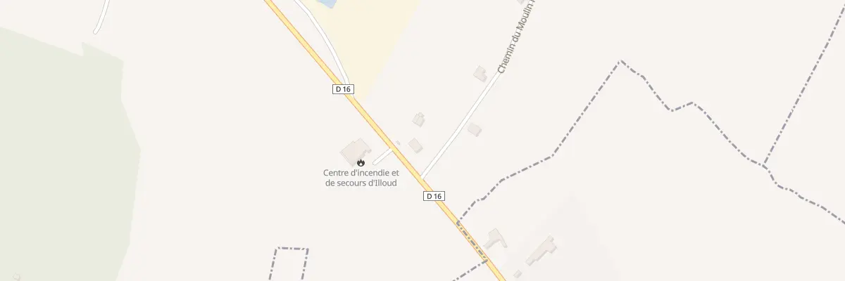 Plan du 1 Che du Moulin Neuf à Illoud