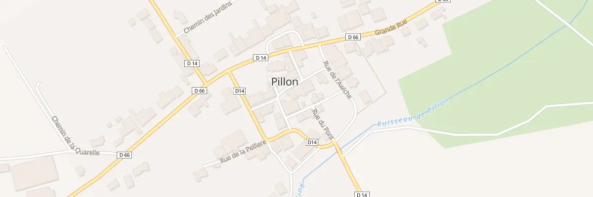 Plan du 6 Rue Fouettee à Pillon