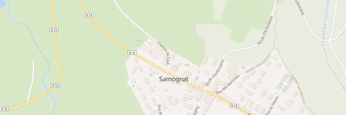 Plan du 2 Che du Saut à Samognat